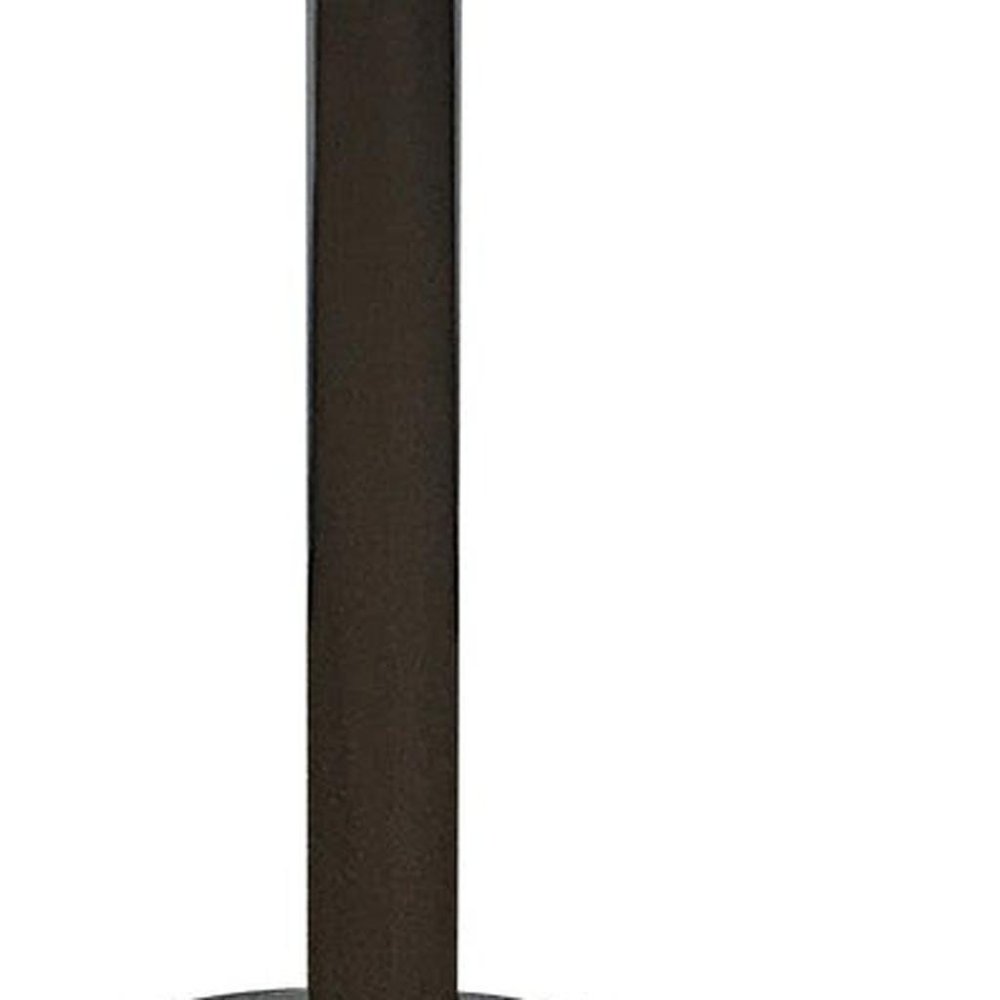 36" White and Silver Wood and Metal Pedestal Base Round Top Dining Table HomeRoots