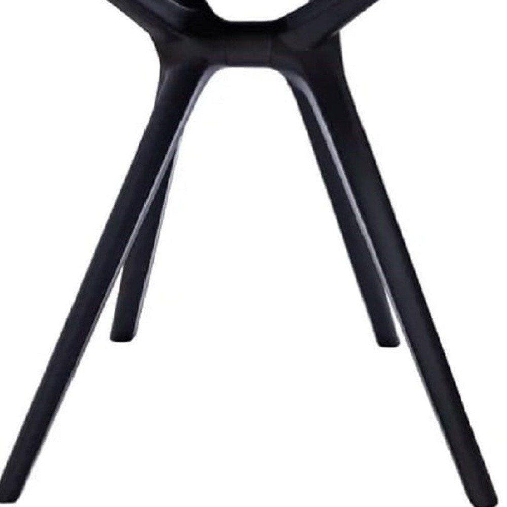 27" Black Heavy Duty Plastic Square End Table HomeRoots