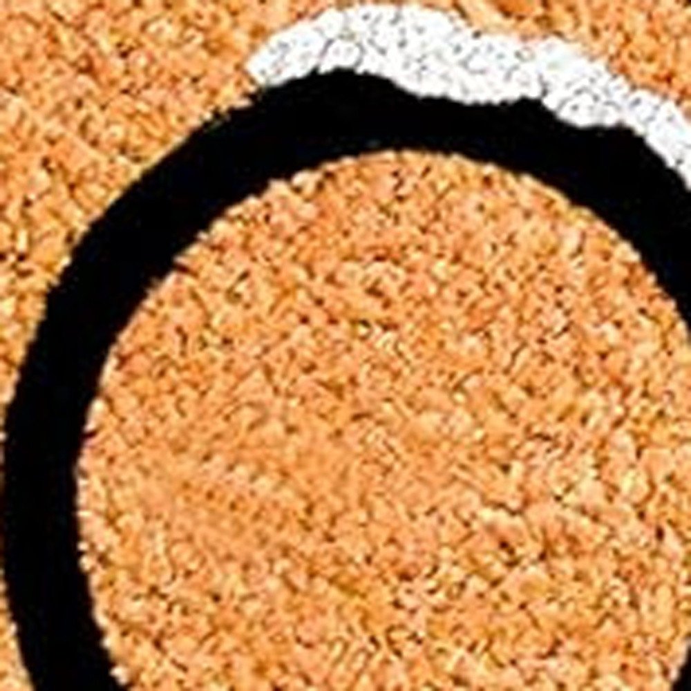 24" X 36" Natural Black and White Coir Happy Holidays Outdoor Christmas Door Mat HomeRoots