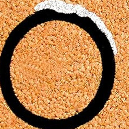 17" X 29" Natural Black and White Coir Happy Holidays Outdoor Christmas Door Mat HomeRoots