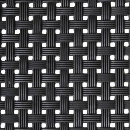 18" X 30" Black Rubber Weave Outdoor Door Mat HomeRoots