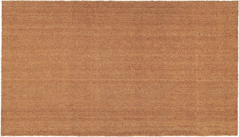 17" X 29" Natural Coir Outdoor Door Mat HomeRoots