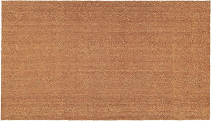 17" X 29" Natural Coir Outdoor Door Mat HomeRoots