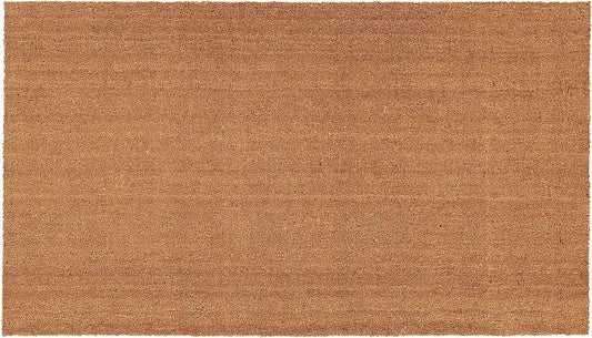 17" X 29" Natural Coir Outdoor Door Mat HomeRoots