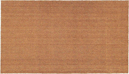 17" X 29" Natural Coir Outdoor Door Mat HomeRoots