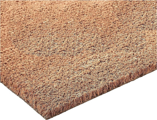 17" X 29" Natural Coir Outdoor Door Mat HomeRoots