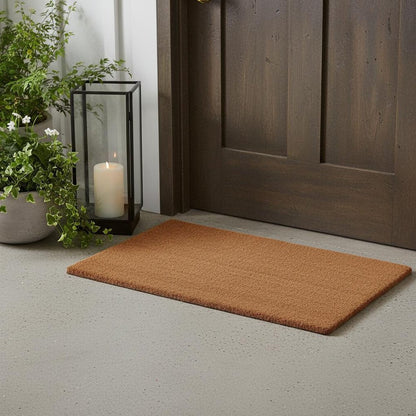 17" X 29" Natural Coir Outdoor Door Mat HomeRoots