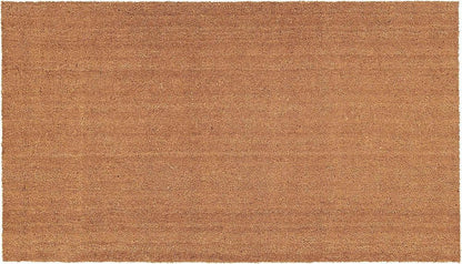 24" X 36" Natural Coir Solid Color Outdoor Door Mat HomeRoots