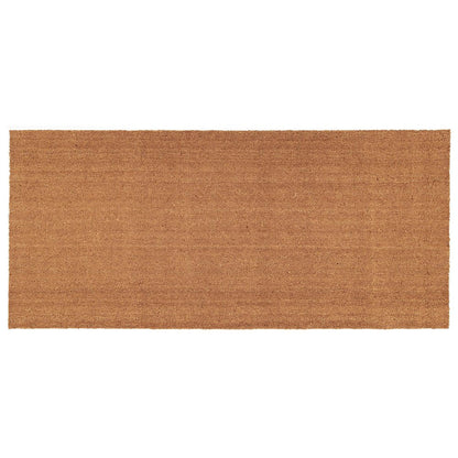 24" X 48" Natural Coir Solid Color Outdoor Door Mat HomeRoots