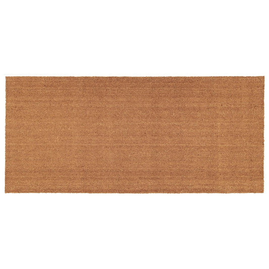 24" X 48" Natural Coir Solid Color Outdoor Door Mat HomeRoots