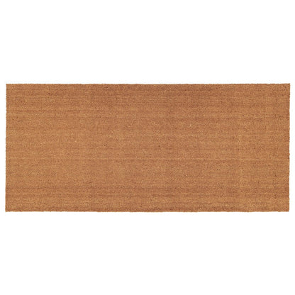 24" X 48" Natural Coir Solid Color Outdoor Door Mat HomeRoots