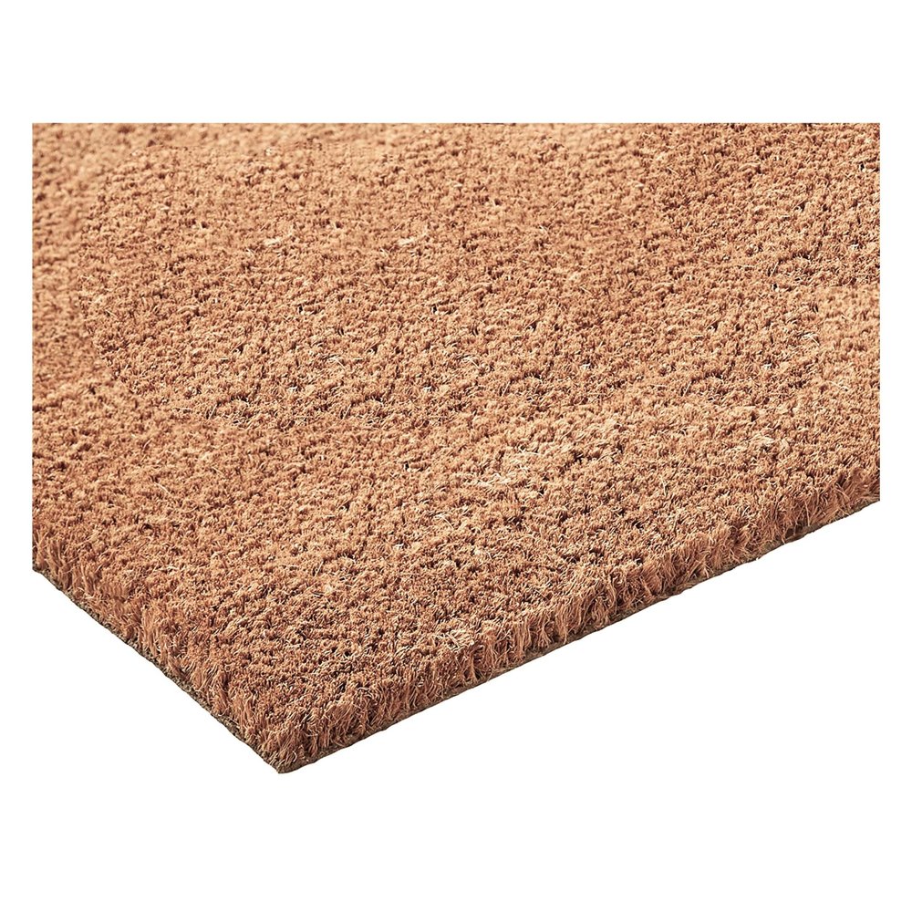 24" X 48" Natural Coir Solid Color Outdoor Door Mat HomeRoots