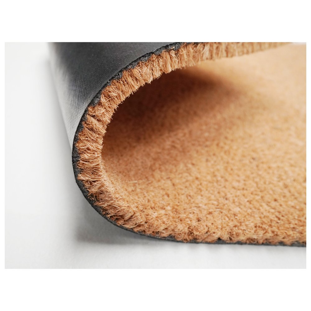 24" X 48" Natural Coir Solid Color Outdoor Door Mat HomeRoots