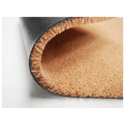 24" X 48" Natural Coir Solid Color Outdoor Door Mat HomeRoots