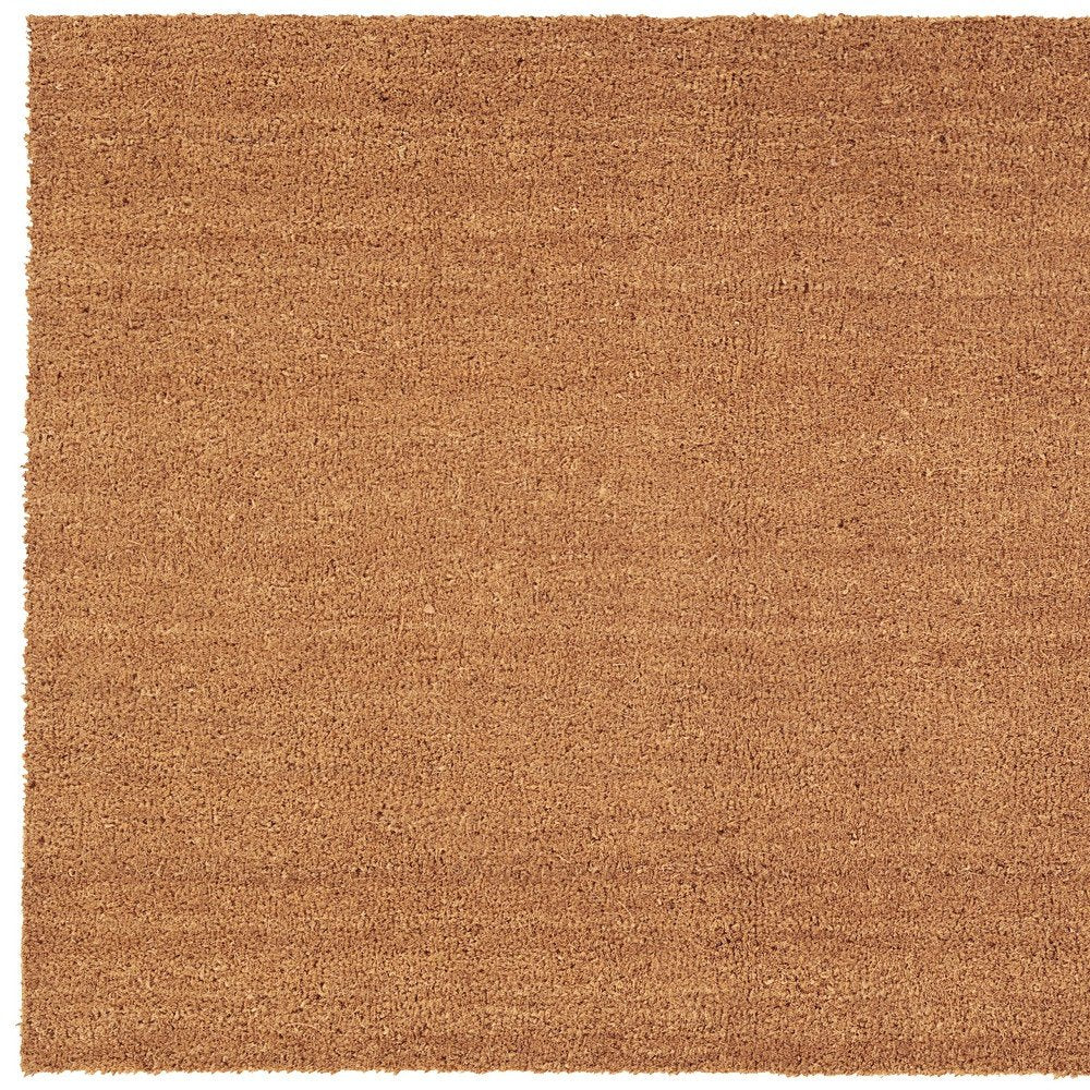 24" X 48" Natural Coir Solid Color Outdoor Door Mat HomeRoots
