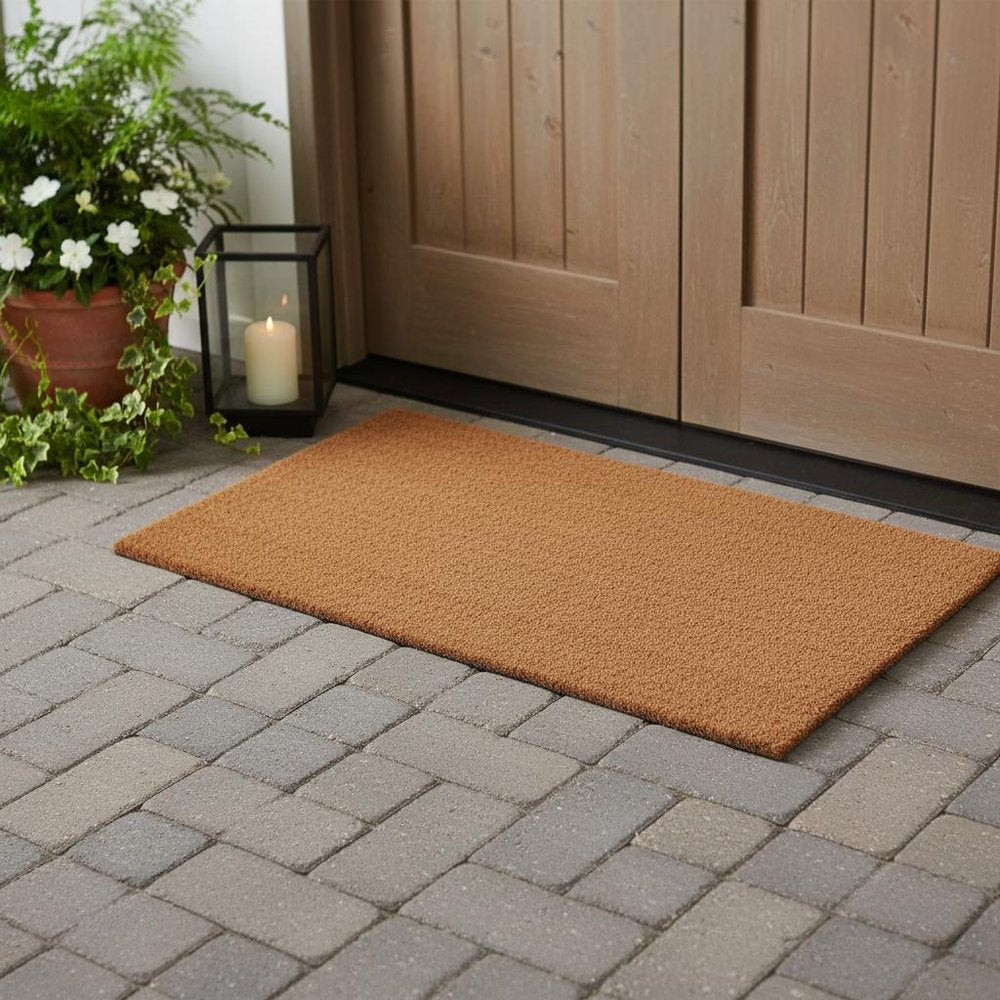 30" X 48" Natural Coir Outdoor Door Mat HomeRoots