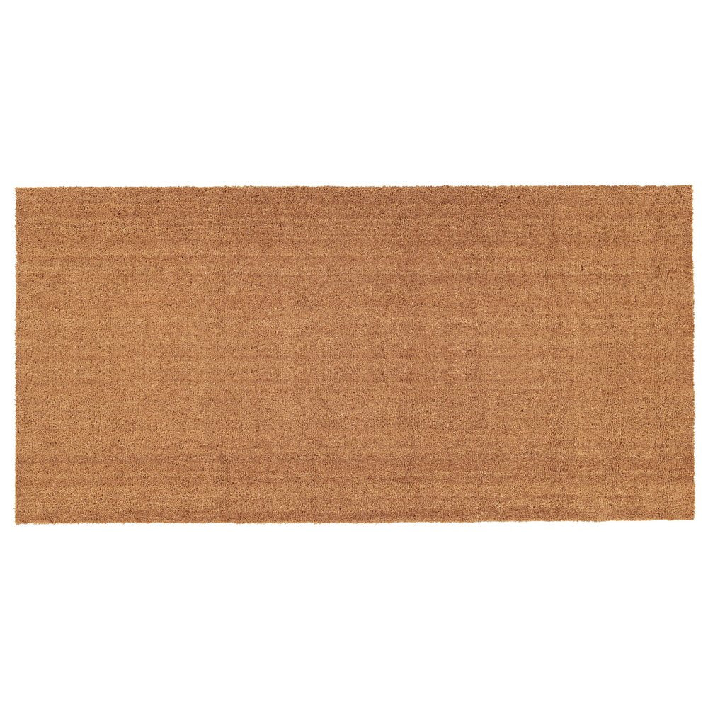 36" X 72" Natural Coir Outdoor Door Mat HomeRoots