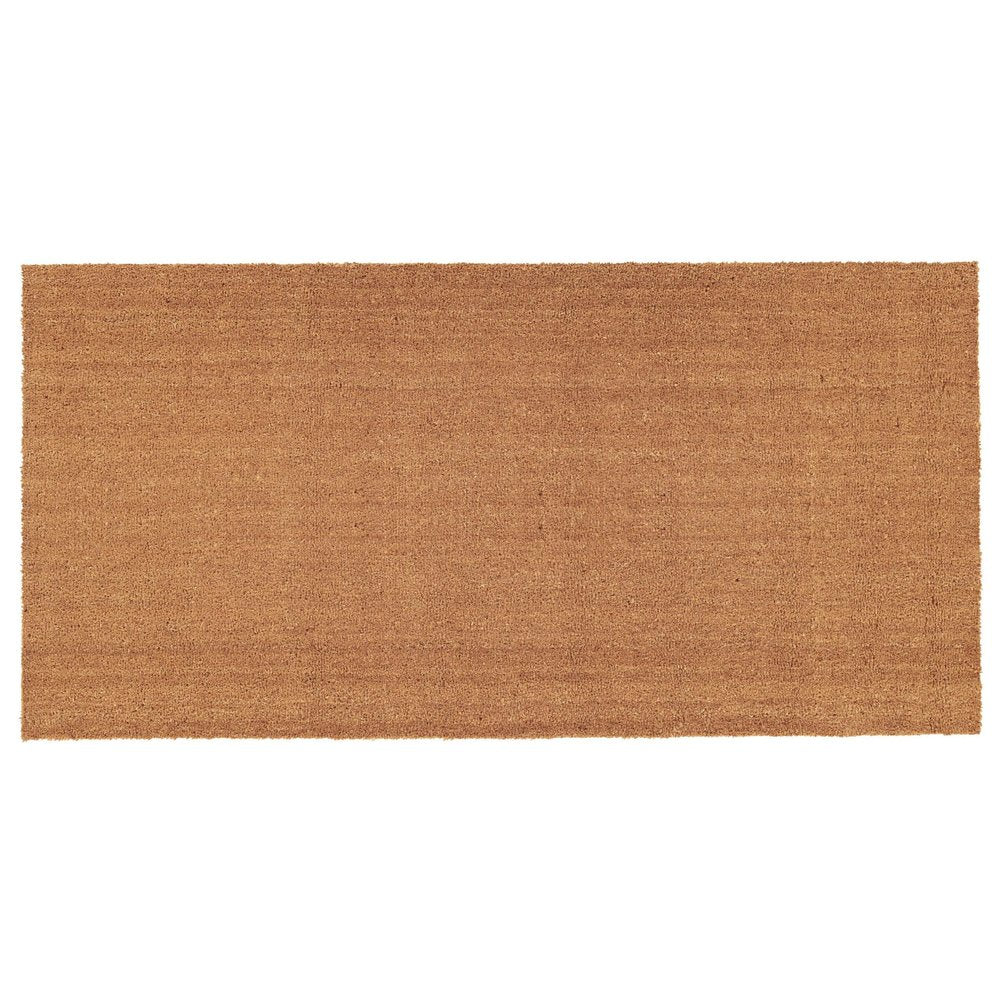 36" X 72" Natural Coir Outdoor Door Mat HomeRoots
