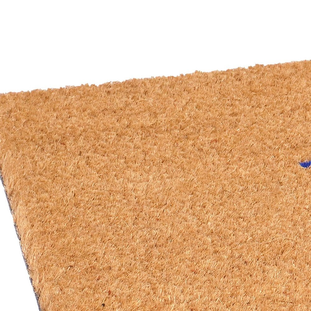 24" X 36" Natural Red White and Blue Coir Texas Outdoor Door Mat HomeRoots