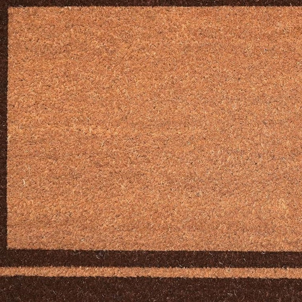 24" X 36" Natural and Black Coir Geometric Outdoor Door Mat — view 5