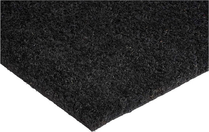 17" X 29" Black and White Coir Skull Outdoor Halloween Door Mat HomeRoots