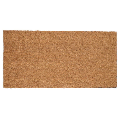 12" X 24" Natural Coir Outdoor Door Mat HomeRoots