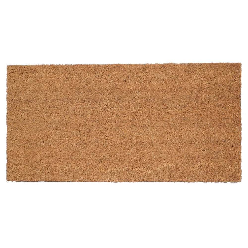 12" X 24" Natural Coir Outdoor Door Mat HomeRoots