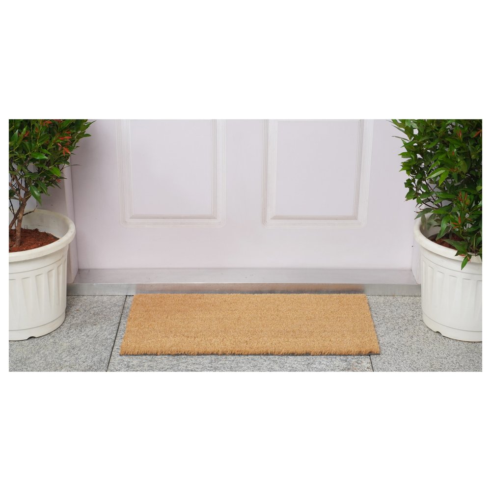 12" X 24" Natural Coir Outdoor Door Mat — view 2