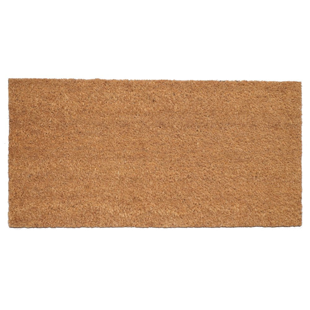 12" X 24" Natural Coir Outdoor Door Mat HomeRoots