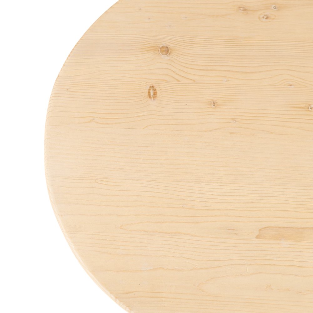 54" Natural Solid Wood Oval Solid Coffee Table HomeRoots