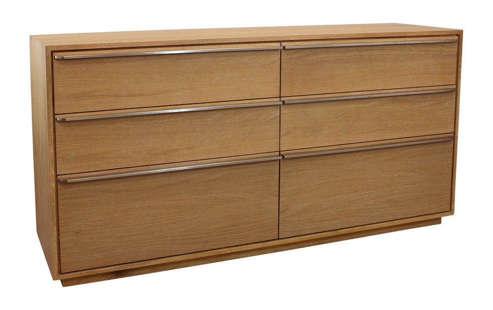 72" Brown Solid Wood Six Drawer Double Dresser HomeRoots