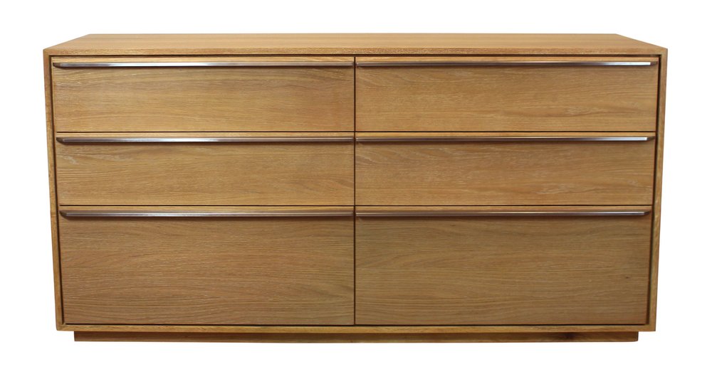 72" Brown Solid Wood Six Drawer Double Dresser HomeRoots