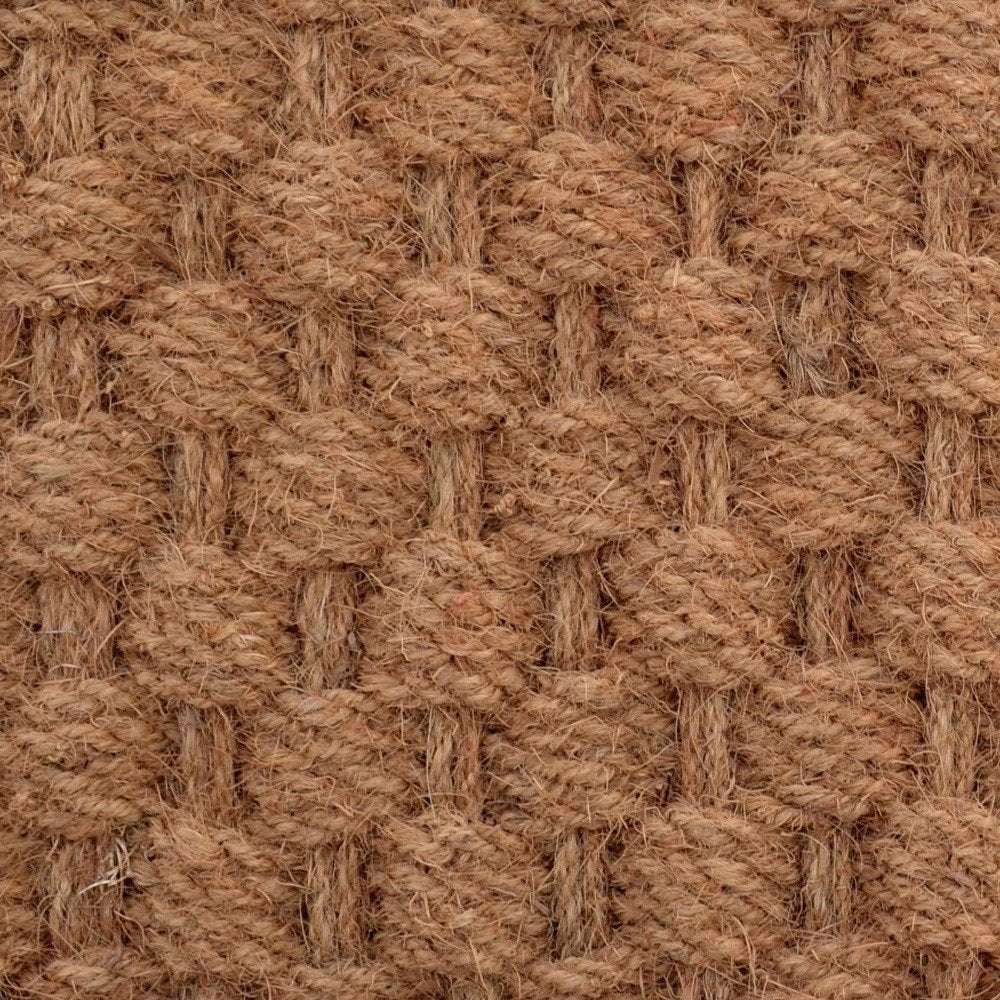 18" X 30" Brown Coir Weave Outdoor Door Mat HomeRoots