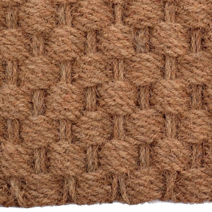 18" X 30" Brown Coir Weave Outdoor Door Mat HomeRoots