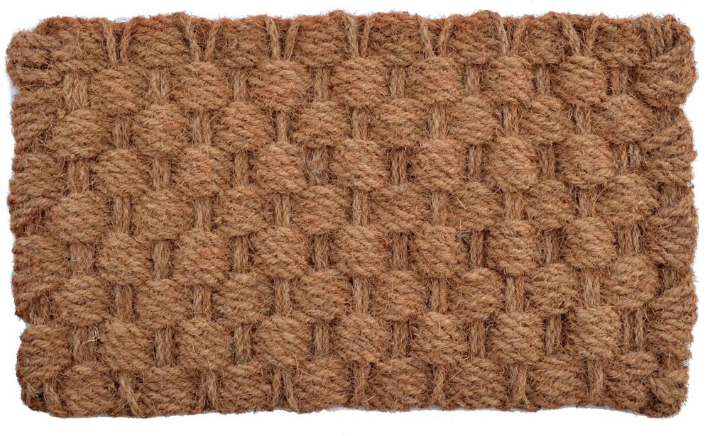 24" X 36" Brown Coir Weave Outdoor Door Mat HomeRoots