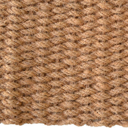 18" X 30" Brown Coir Weave Outdoor Door Mat HomeRoots
