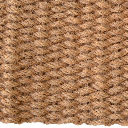18" X 30" Brown Coir Weave Outdoor Door Mat HomeRoots
