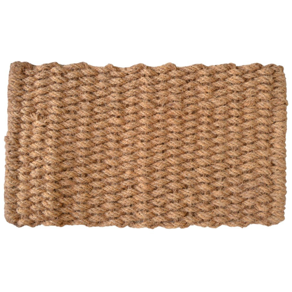 18" X 30" Brown Coir Weave Outdoor Door Mat HomeRoots