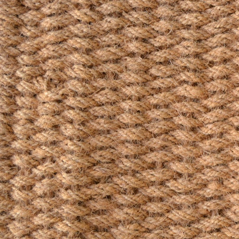 24" X 36" Brown Coir Weave Outdoor Door Mat HomeRoots