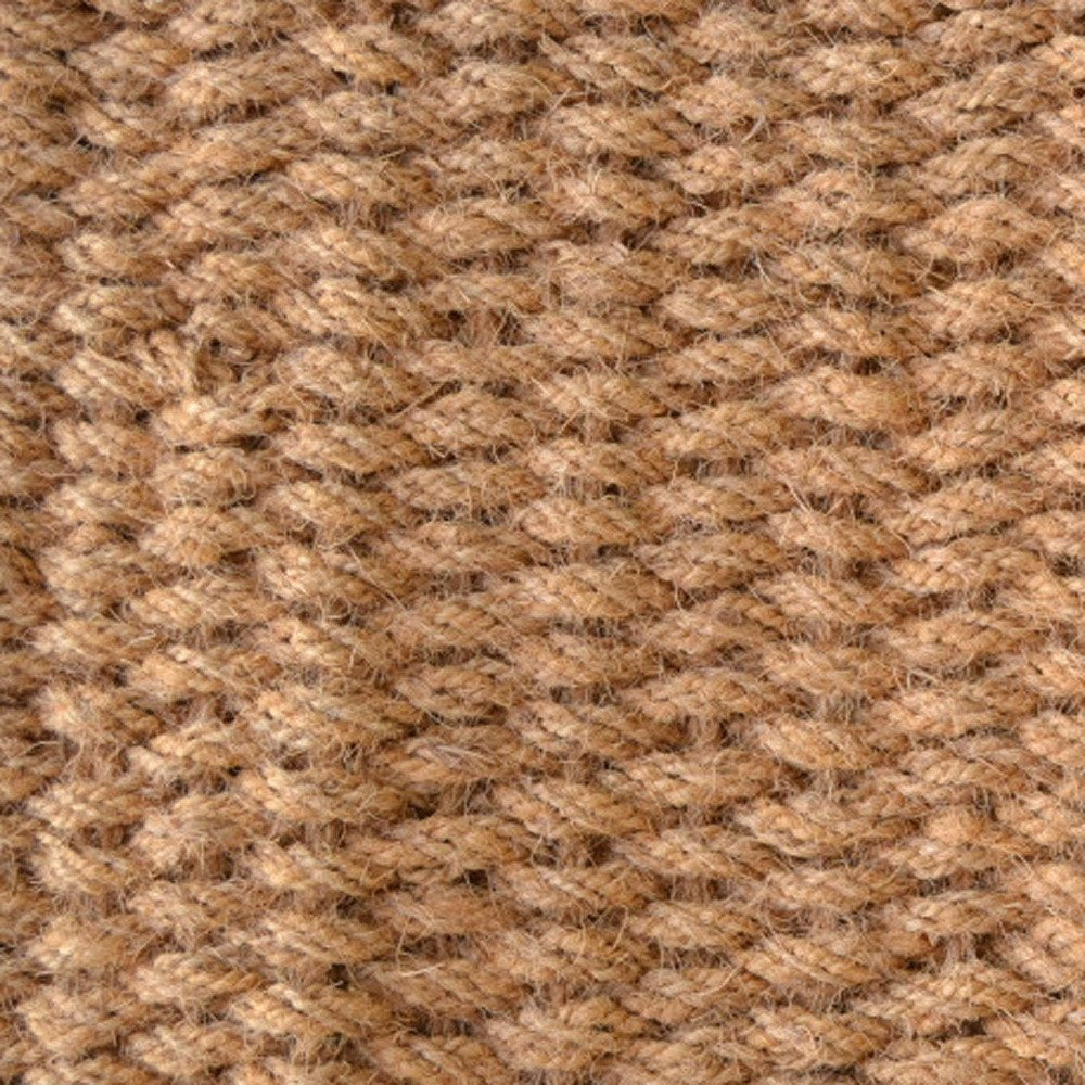 24" X 36" Brown Coir Weave Outdoor Door Mat HomeRoots