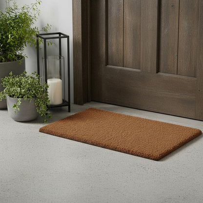 14" X 24" Brown Coir Outdoor Door Mat HomeRoots