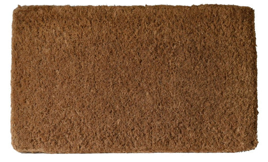 16" X 27" Brown Coir Outdoor Door Mat HomeRoots