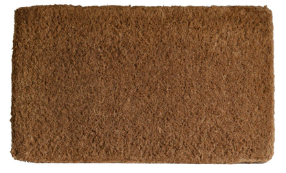 16" X 27" Brown Coir Outdoor Door Mat