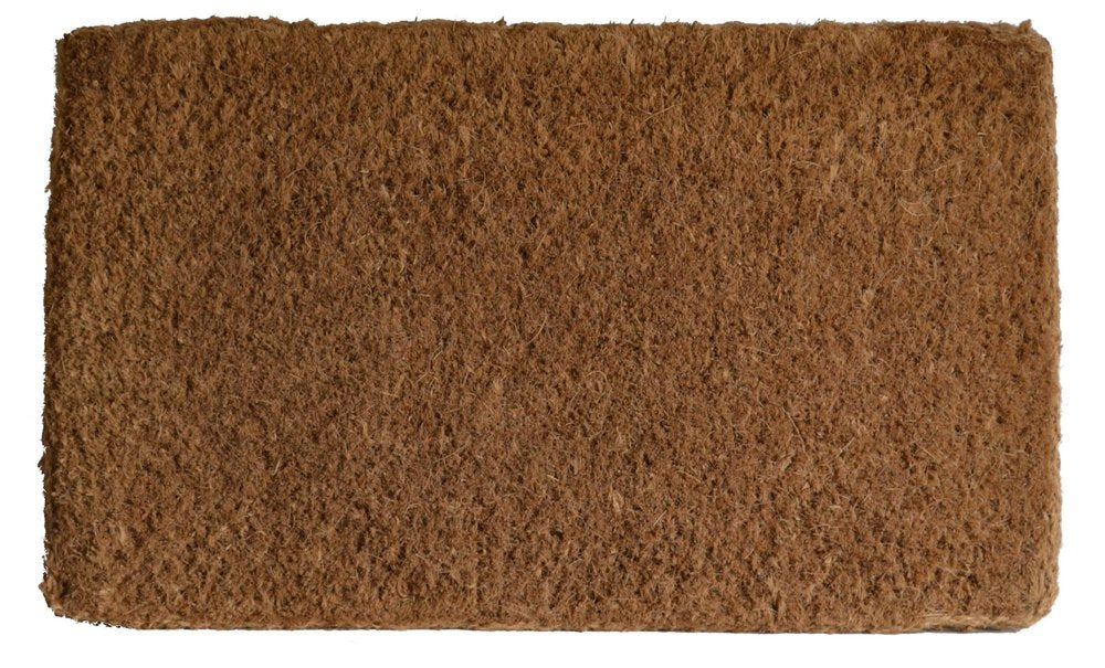 16" X 27" Brown Coir Outdoor Door Mat HomeRoots