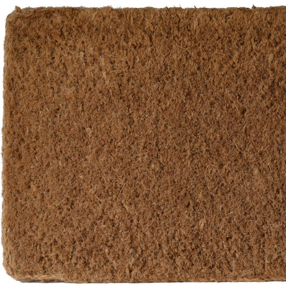 26" X 42" Brown Coir Outdoor Door Mat HomeRoots