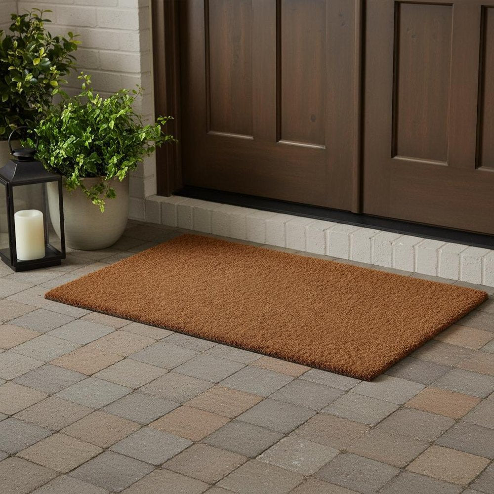 26" X 42" Brown Coir Outdoor Door Mat HomeRoots