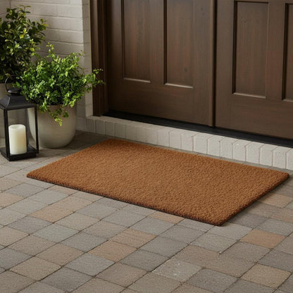 26" X 42" Brown Coir Outdoor Door Mat HomeRoots