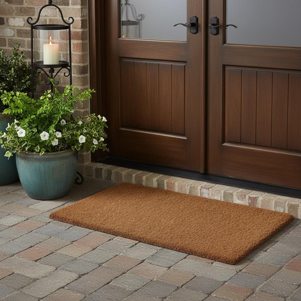 30" X 48" Brown Coir Outdoor Door Mat HomeRoots