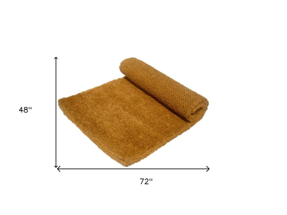 48" X 72" Brown Coir Outdoor Door Mat HomeRoots