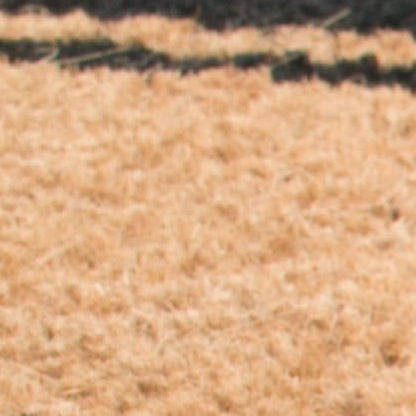 18" X 30" Brown and Black Coir Bienvenidos Outdoor Door Mat HomeRoots
